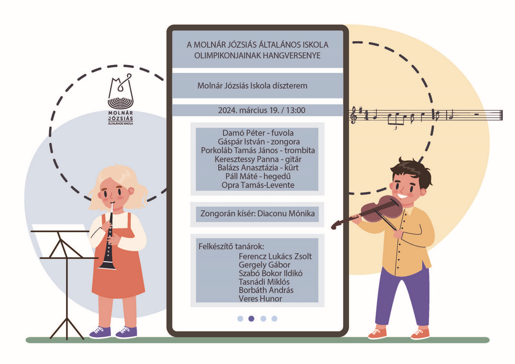 photoA Molnár Józsiás Általános Iskola Olimpikonjainak Hangversenye